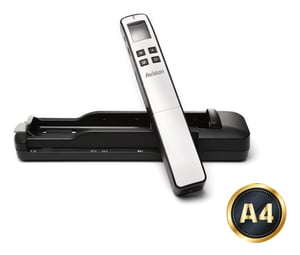 Avision 000-0783B-01G Scanner Handscanner 300 x 1200 DPI A4 Schwarz