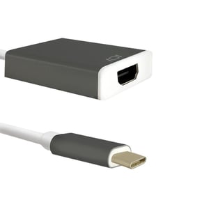 Qoltec 50427 zewnętrzna karta graficzna usb Czarny, Biały