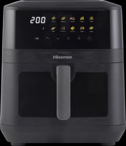 Hisense HAF2100DCD Single 7.7 L 2100 W Hot Air Fryer, Black