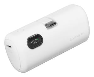 4smarts 541657 Litiumjonbatteri (Li-Ion) 5000 mAh Vitt
