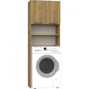 Topeshop PRALKA POLA ARTISAN szafka łazienkowa Dąb