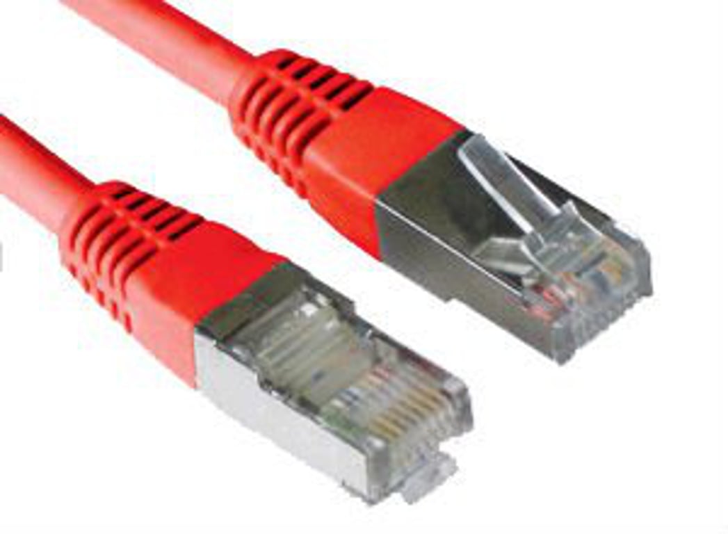 LOGON SSTP Cat5e kabel sieciowy Czerwony 0,3 m