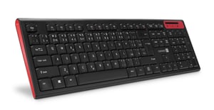 Connect IT CKB-3000-CS tangentbord, universellt RF-trådlöst, svart, rött