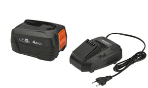 Gardena Starter-Kit P4A PBA 18 V/72 4,0 Ah+ AL 1830 CV – Akku – 4.000 mAh Set aus Akku und Ladegerät