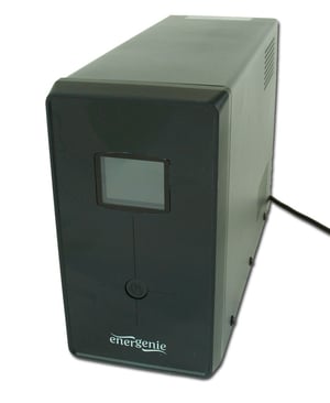 EnerGenie EG-UPS-033 USV-Anlage, Line-Interactive-Technologie, 1,2 kVA, 720 W, 3 x Netzsteckdose