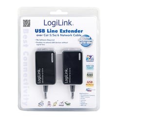 LogiLink Line Extender USB via CAT5/6 adapter