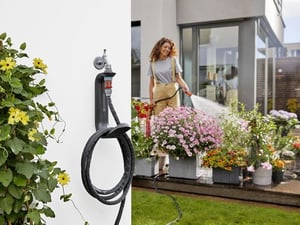 Gardena 18590-20 uchwyt do węża ogrodowego Czarny