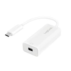 LogiLink UA0360 Cable Adapter, 0.15 m, USB Type-C to Mini DisplayPort, White