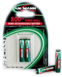 Ansmann Blister 2 x DECT-Akku, AA, 800 mAh AA / HR6 Nickel-Metallhydrid (NiMH)