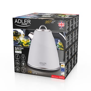 Adler AD 1343 czajnik elektryczny 1,5 l 1850 W Szary