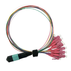 VALUE 21.99.1100 InfiniBand/Fiber Optic Cable, 2 m, MPO 12x LC, Multicolor