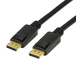 LogiLink CV0120 2 m DisplayPort Cable, Black