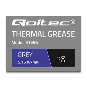 Qoltec 51656 thermal paste, 5.15 W/m·K, 5 g