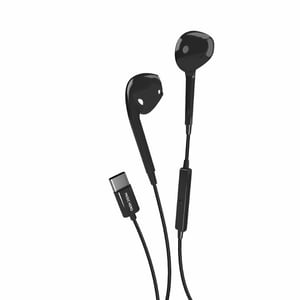SBS Tubb Kopfhörer-Set, kabelgebunden, In-Ear, Anrufe/Musik, USB Typ C, schwarz