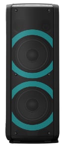Denver BPS-352 tragbarer Lautsprecher / Party-Lautsprecher Tragbarer Stereo-Lautsprecher Schwarz 300 W