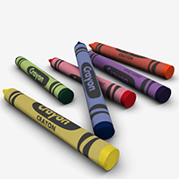 Wax crayons