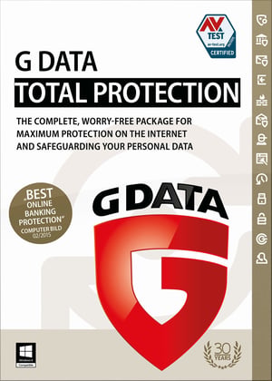 G DATA Total Protection 8U 1Y 8 x licencja Pobieranie oprogramowania elektronicznego (ESD) Niemiecki 1 lat(a)