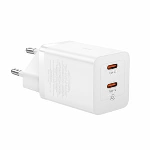 Baseus GaN5 Pro 40W Uniwersalne Biały Prąd przemienny Szybkie ładowanie Wewnętrzna