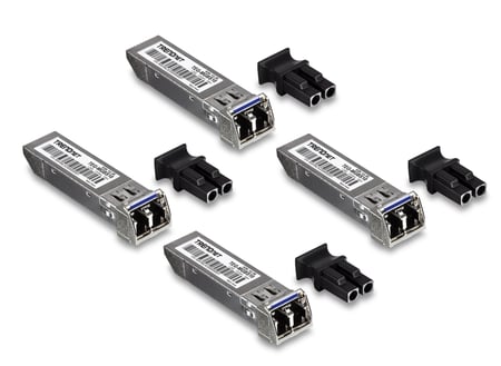 Trendnet TEG-MGBS10/4 moduł przekaźników sieciowych Swiatłowód 1250 Mbit/s SFP 1310 nm