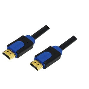 LogiLink CHB1105 HDMI-Kabel, 5 m, HDMI Typ A (Standard), Schwarz, Blau