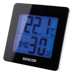 Sencor SWS 1500 B cyfrowa stacja meteorologiczna Czarny LCD Bateria