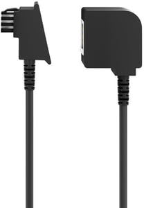Goobay 50242 3 m telephone cable, Black