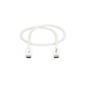 StarTech TBLT34MM50CW kabel Thunderbolt 0,5 m 40 Gbit/s Biały