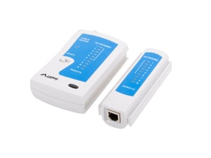 Lanberg NT-0401 nätverkskabeltestare UTP/STP-kabeltestare Blå, Vit