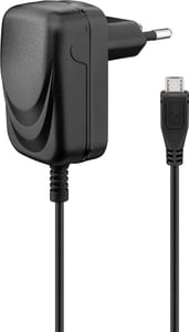 Goobay 49529 Ladegerät für mobile Geräte, universell, schwarz, Wechselstrom, für den Innenbereich