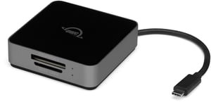 OWC Atlas USB 3.2 Gen 2 (3.1 Gen 2) Type-C-kortläsare, svart