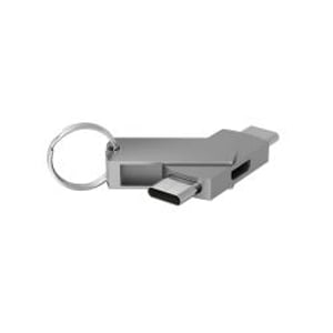 Terratec 272986 USB Type-C to Micro-USB Adapter, Silver
