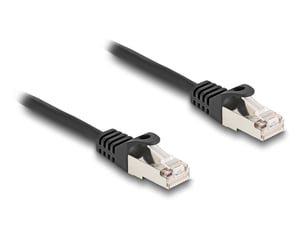 DeLOCK RJ50-Stecker auf RJ50-Stecker S/FTP-Kabel, 0,5 m, schwarz