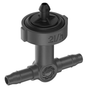 Gardena 13312-20 Drip Irrigator 2 l/h Black End-Mounted