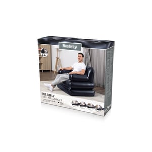 Bestway 75114 / 23 Inflatable Living Room Chair, Black