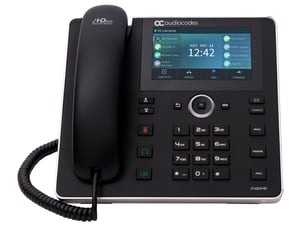 AudioCodes C450HD VoIP Phone, Black, 8 Lines, TFT