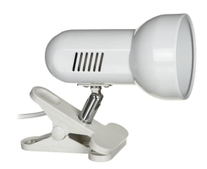Activejet Lampka na biurko mocowana na klips, kolor biały, metalowa, gwint E27