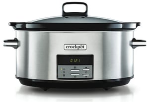Crock-Pot CSC063X wolnowar 7,5 l 320 W Svart, Rostfritt stål