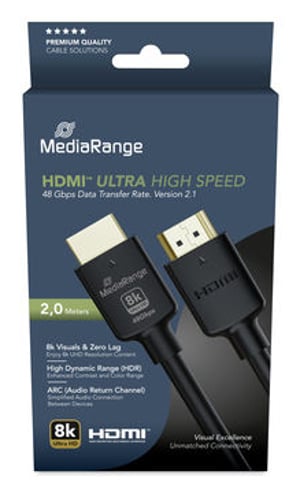 MediaRange MRCS220 kabel HDMI 2 m HDMI Typu A (Standard) Czarny