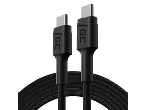 Green Cell Kabel GC PowerStream USB-C - USB-C 200cm, szybkie ładowanie Power Delivery (60W), Ultra Charge, QC 3.0