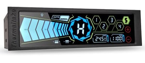 Thermaltake AC-010-B51NAN-A1 5-Kanal-Lüfterdrehzahlregler, 14 cm (5,5"), schwarz