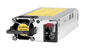 HPE Aruba Networking X372 54 VDC 1050 W 110–240 VAC strömförsörjning för switch