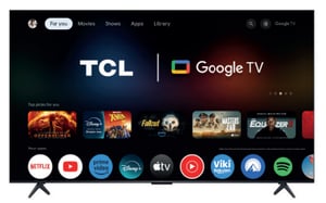 TCL 55C61K Telewizor 139,7 cm (55") 4K Ultra HD Smart TV Wi-Fi Metaliczny