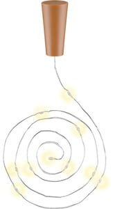 Goobay 49855 Decorative Lighting, 10-Pack LED Lights, 0.04 W