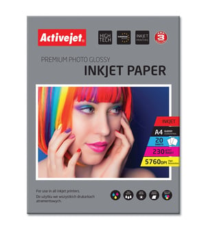 Activejet Glossy Paper AP4-230G20 (A4; 20 sheets)