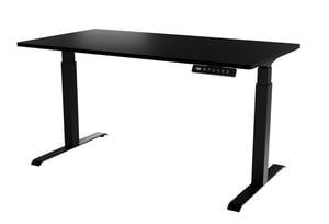 Cama Biurko z elektryczną regulacją wysokości MOON LONG 150x80x72-120 czarny