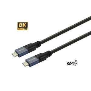 Vivolink PROUSBCMM7.5 kabel USB USB 3.2 Gen 2x2 7,5 m USB C 100 W Czarny