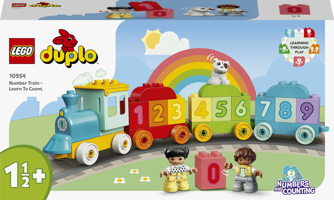 LEGO DUPLO Pociąg z cyferkami — nauka liczenia
