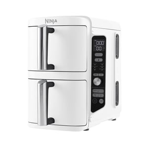 Ninja SL400EUWH Double 9.5 L Standalone 2470 W Hot Air Fryer, White