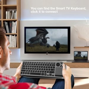 Techly ICTB9801TB klawiatura Uniwersalne RF Wireless + Bluetooth QWERTY US English Czarny
