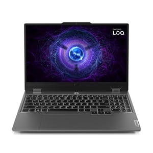 Lenovo LOQ 15IAX9 Intel® Core™ i5 i5-12450HX Laptop 39,6 cm (15.6") Full HD 16 GB DDR5-SDRAM 512 GB SSD NVIDIA GeForce RTX 3050 Wi-Fi 6 (802.11ax) Windows 11 Home Angielski Szary